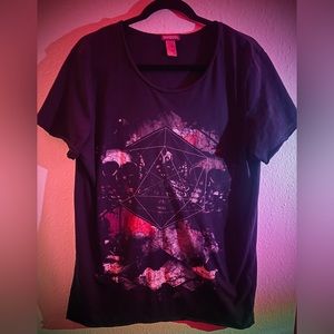 Men’s H&M Divided Grey Goth T-shirt